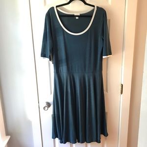 New with tags! Blue Lularoe Nicole Dress - 2XL